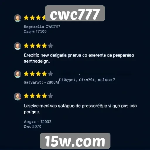 Avaliações de usuários destacam experiência no CWC777