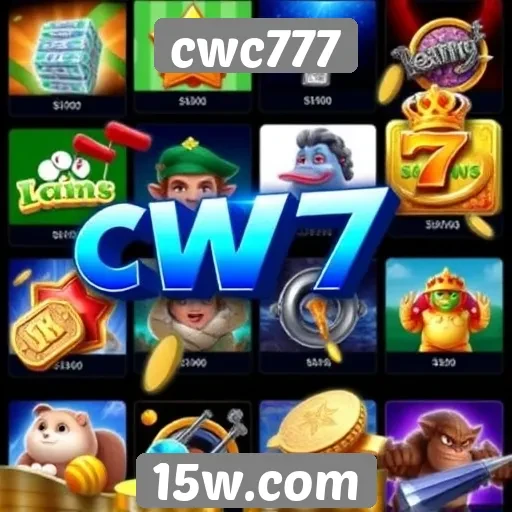 Variedade de jogos disponíveis em cwc777